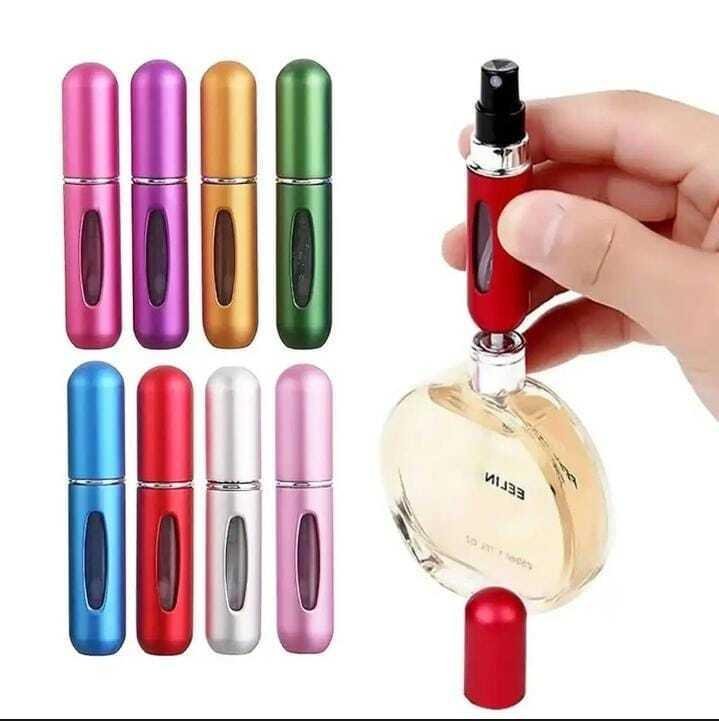 Portable Refillable Mini Perfume Bottles – Pack of 3 - Steplyn#